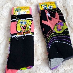 NWT spongebob socks size 6-12